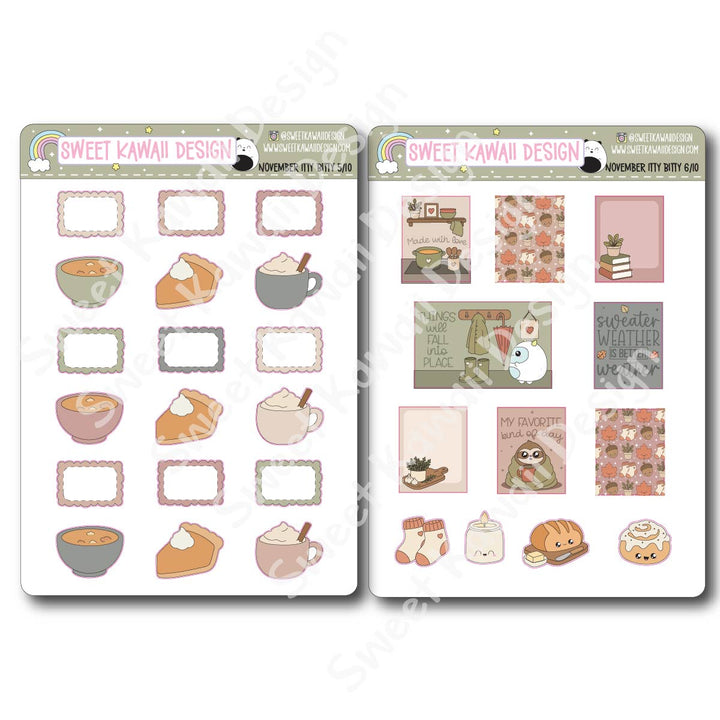 ITTY BITTY November 2026 Planner Bundle