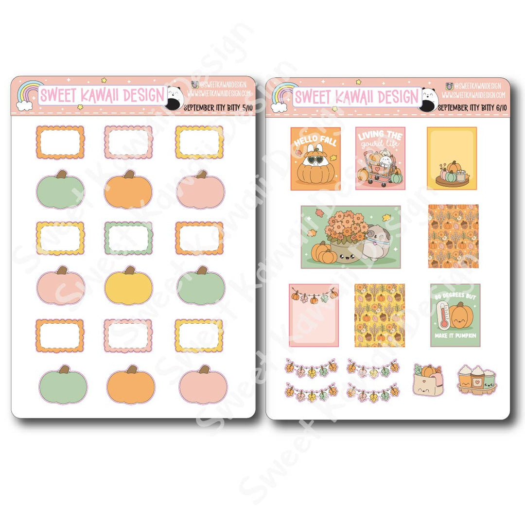 ITTY BITTY September 2026 Planner Bundle