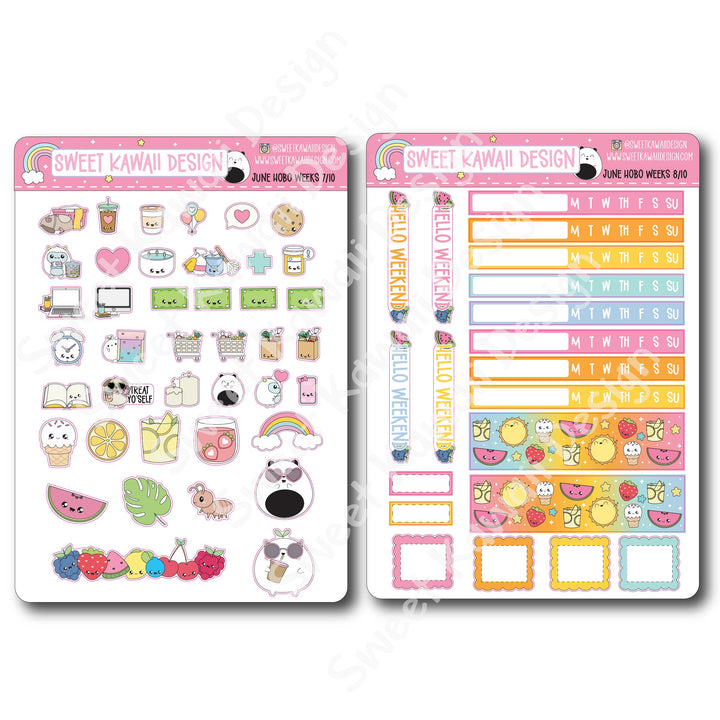 June 2025 Kit - Hobonichi Weeks