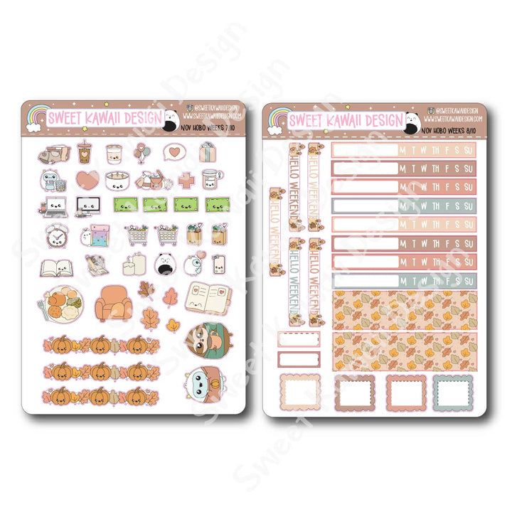 November 2025 Kit - Hobonichi Weeks