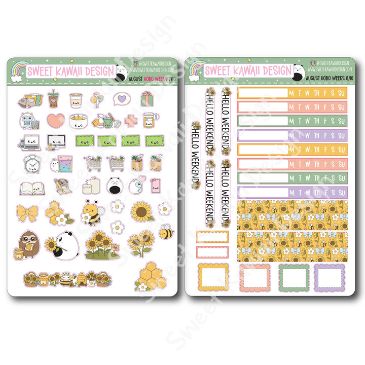 August 2026 Kit - Hobonichi Weeks