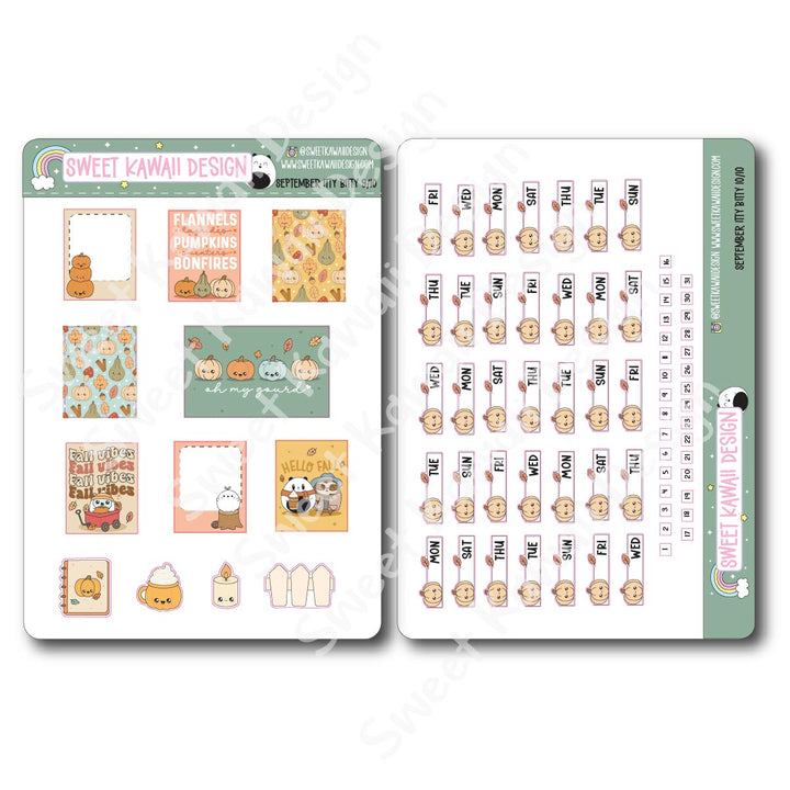 ITTY BITTY September 2025 Planner Bundle