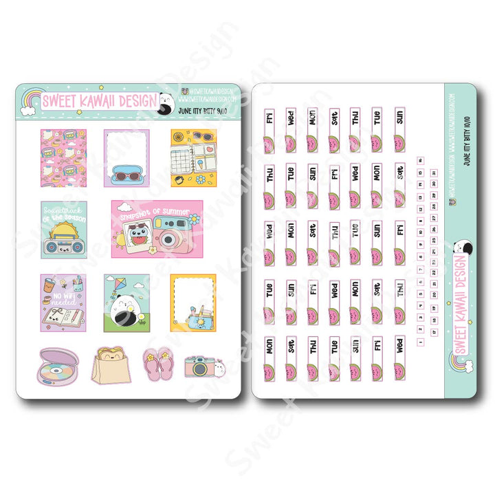 ITTY BITTY June 2026 Planner Bundle