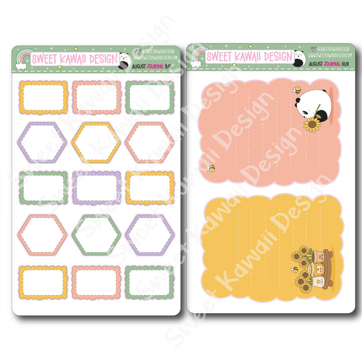 August 2026 Kit - Journal