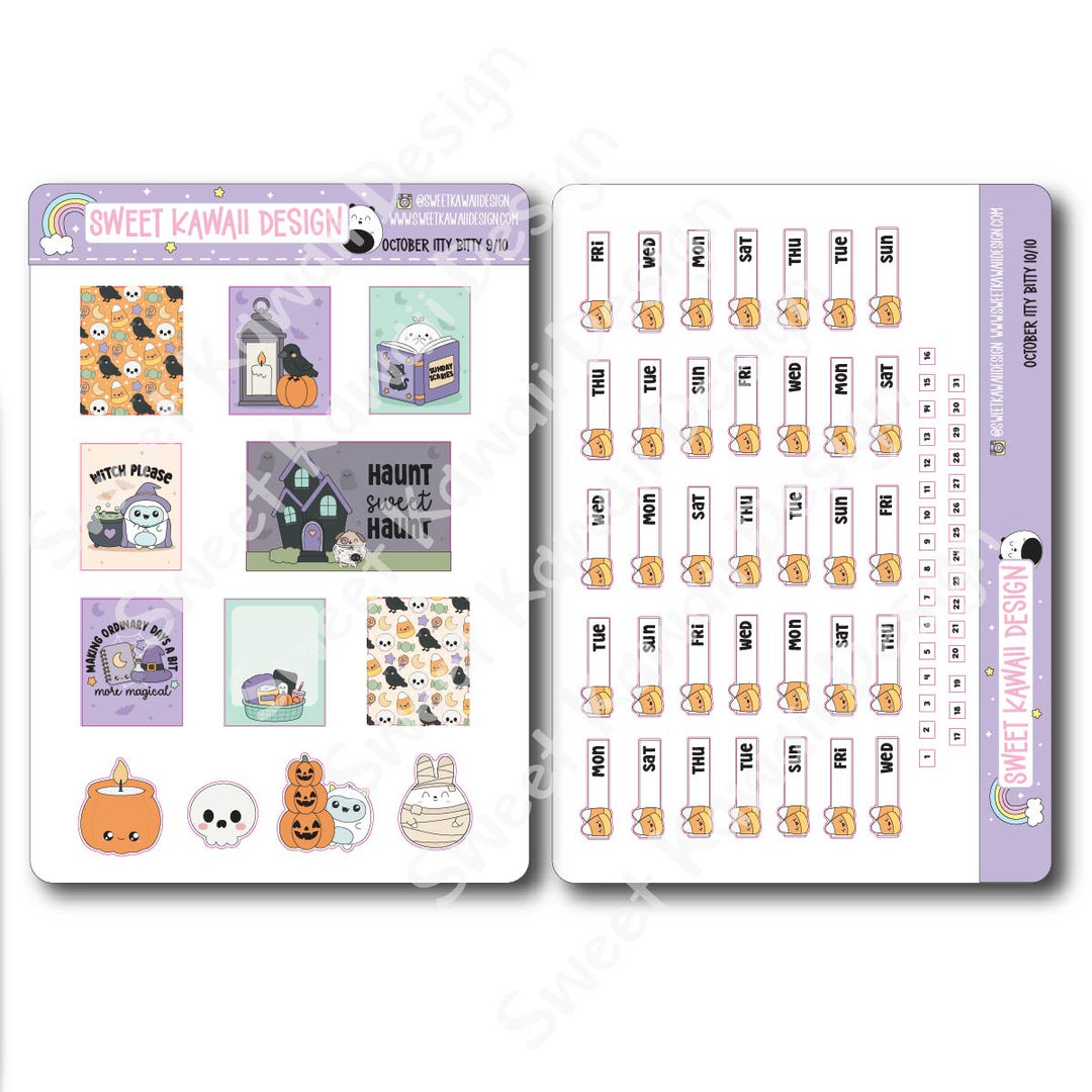 ITTY BITTY October 2026 Planner Bundle