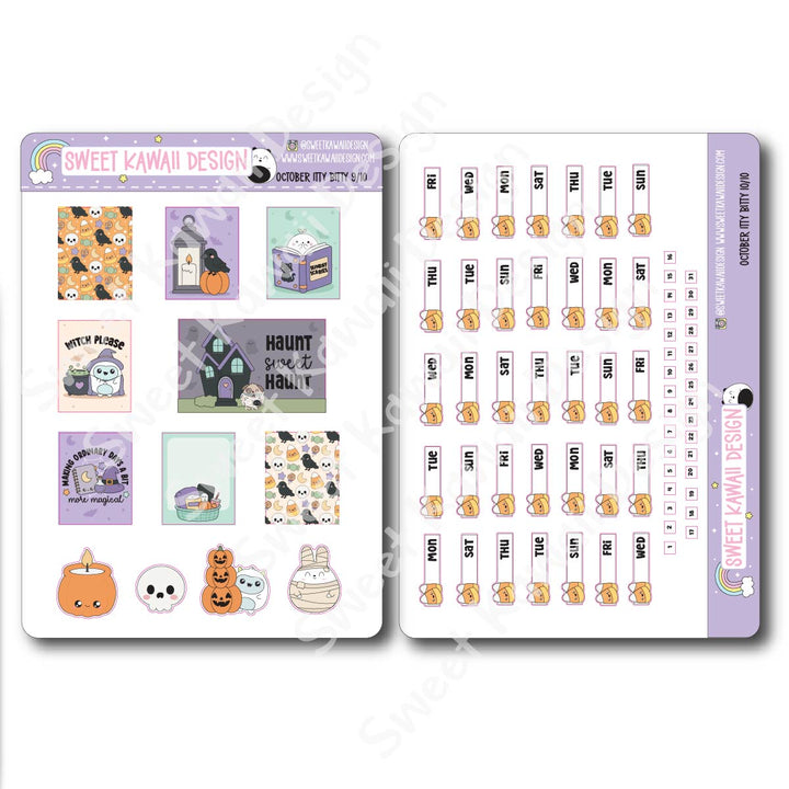 ITTY BITTY October 2026 Planner Bundle