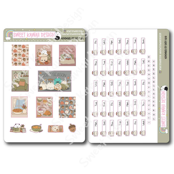 ITTY BITTY November 2026 Planner Bundle