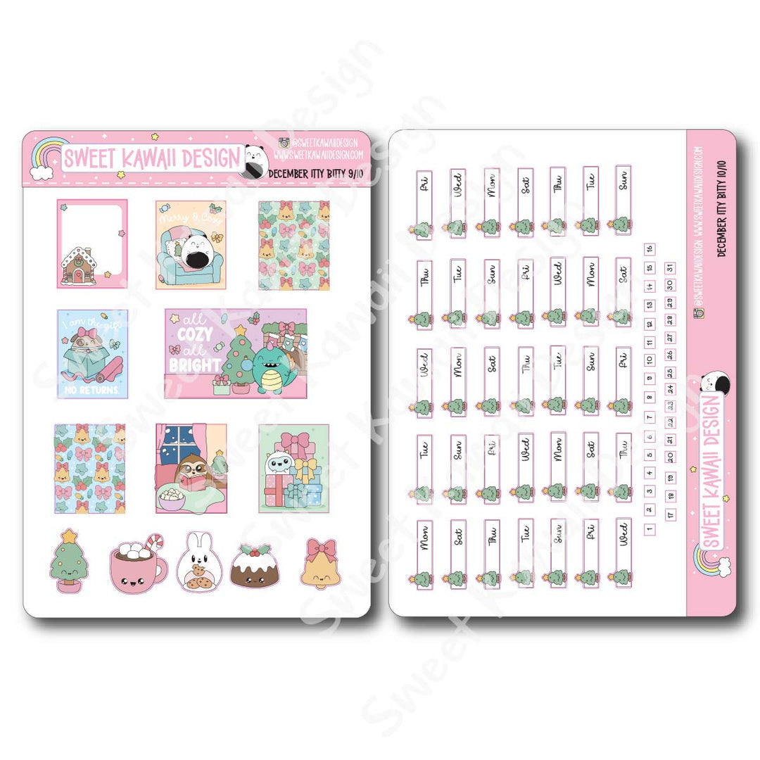 ITTY BITTY December 2026 Planner Bundle