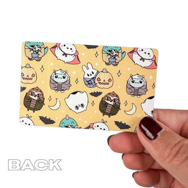 Metal Washi Card - Halloween Critters