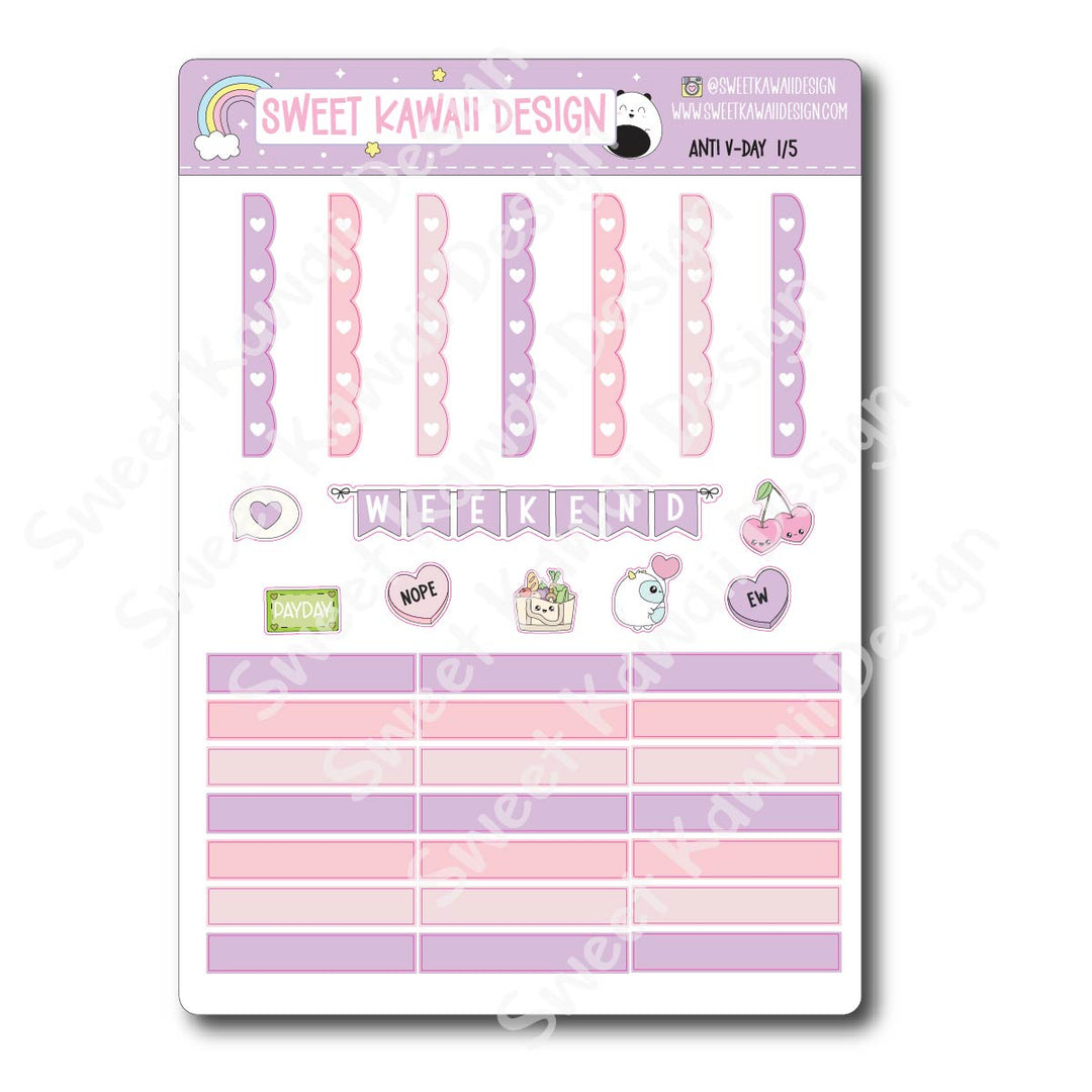 Weekly Kit - Anti V-Day - SIZE OPTIONS AVAILABLE