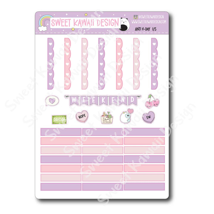 Weekly Kit - Anti V-Day - SIZE OPTIONS AVAILABLE