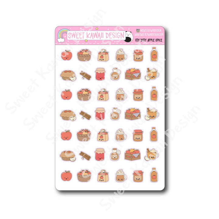 Kawaii Apple Spice Stickers