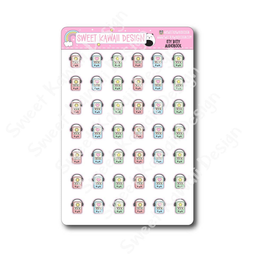 Kawaii Audiobook Stickers
