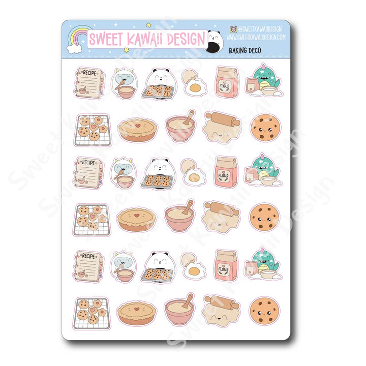 Kawaii Baking Deco Stickers