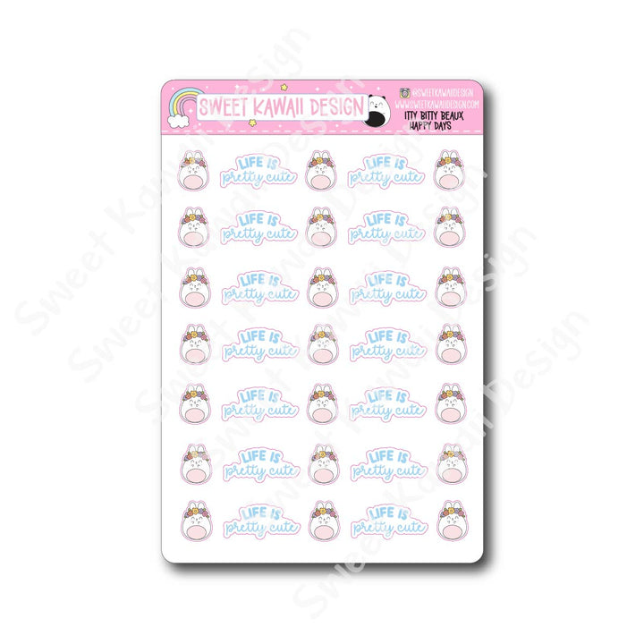 Kawaii Beaux Stickers - Happy Days