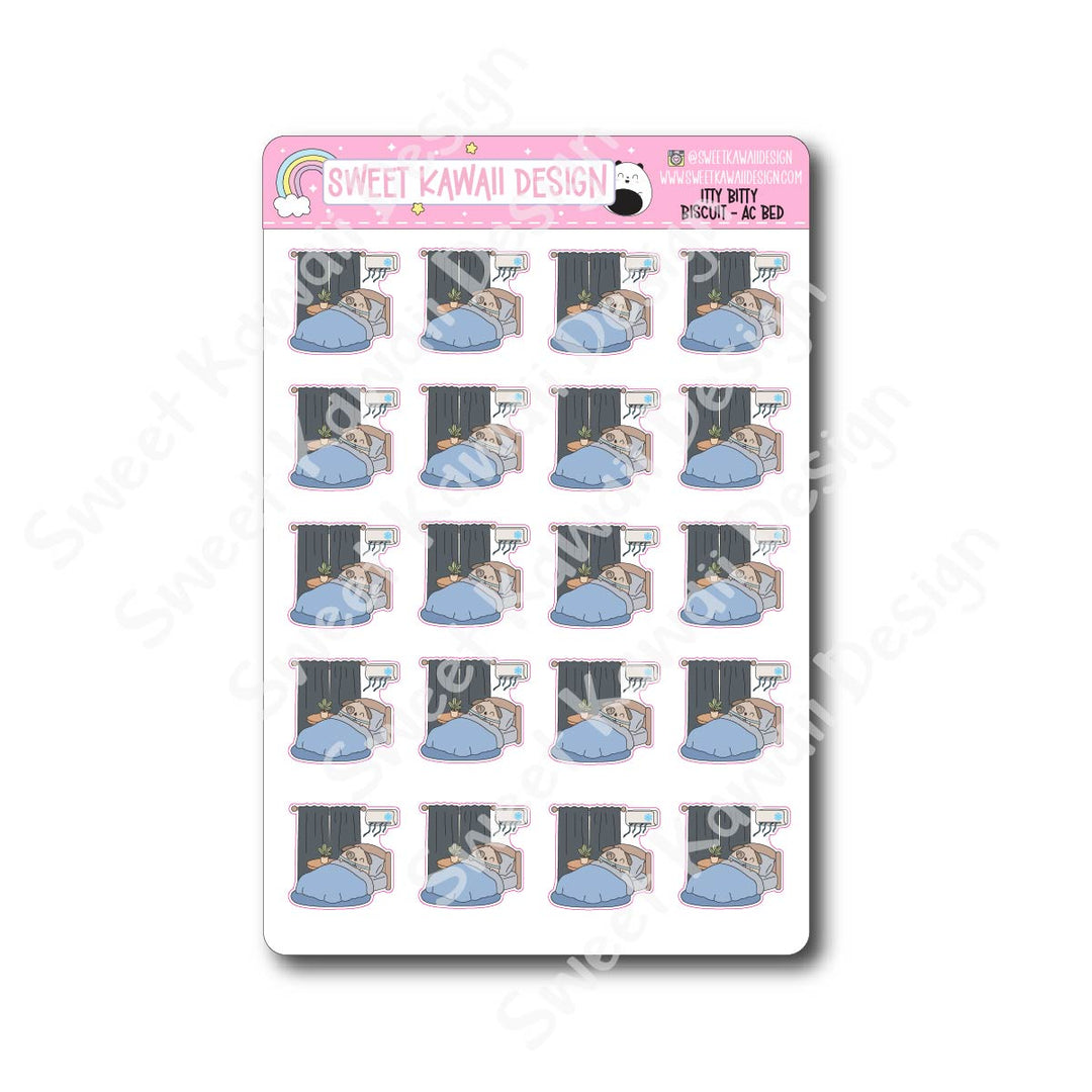 Kawaii Biscuit Stickers - Ac/Bed