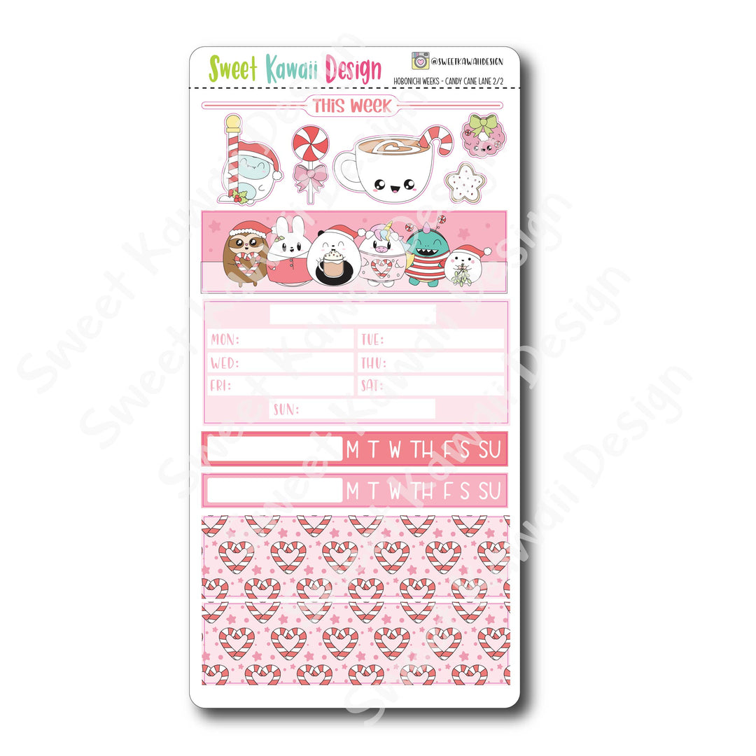 Weekly Kit  - Candy Cane Lane - SIZE OPTIONS AVAILABLE