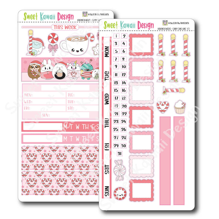 Weekly Kit  - Candy Cane Lane - SIZE OPTIONS AVAILABLE