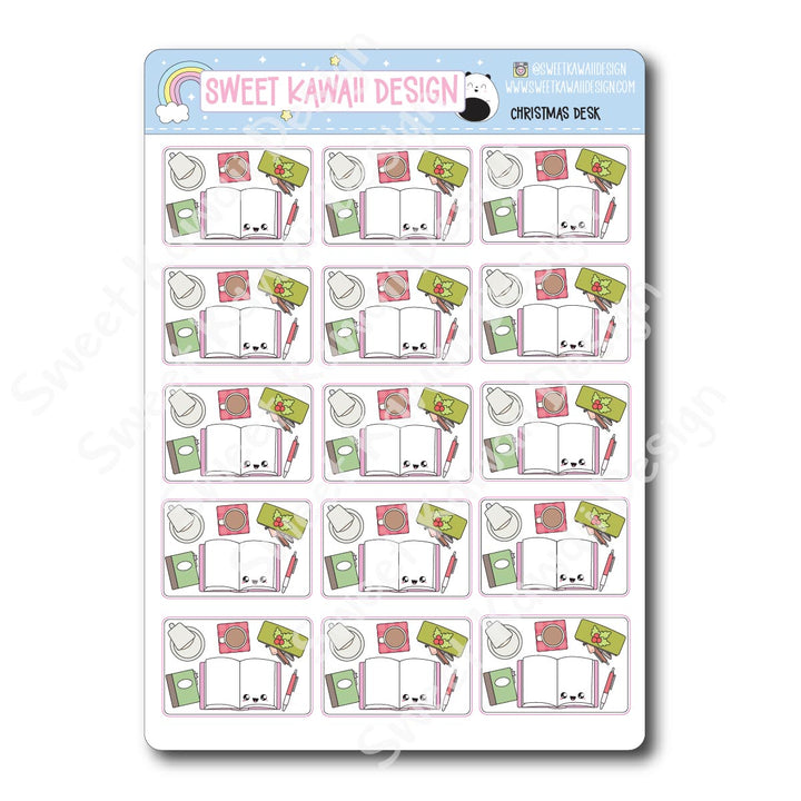 Kawaii Christmas Desk Stickers