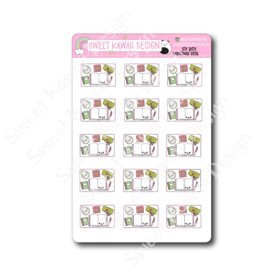 Kawaii Christmas Desk Stickers