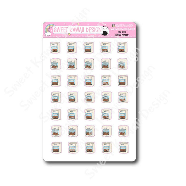 Kawaii Coffee Maker Stickers