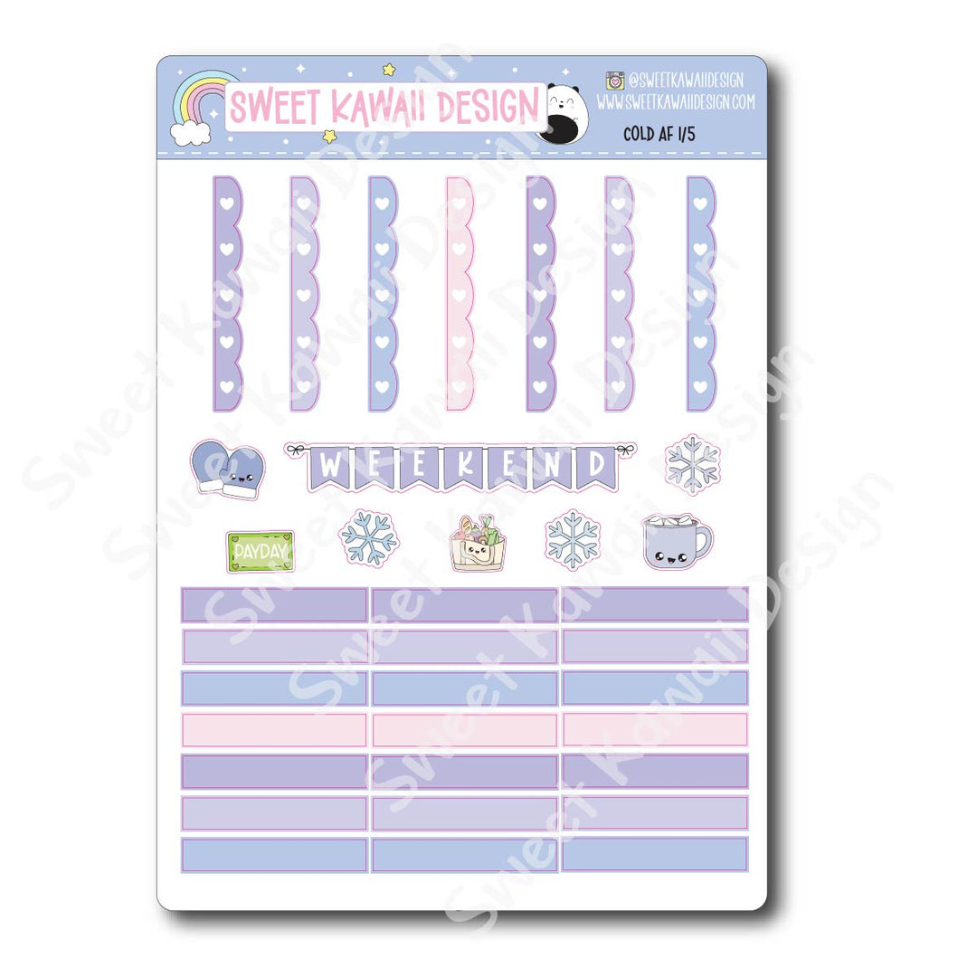 Weekly Kit - Cold AF - SIZE OPTIONS AVAILABLE