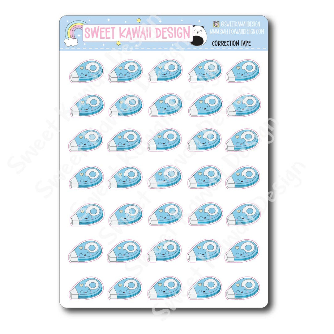 Kawaii Correction Tape Stickers