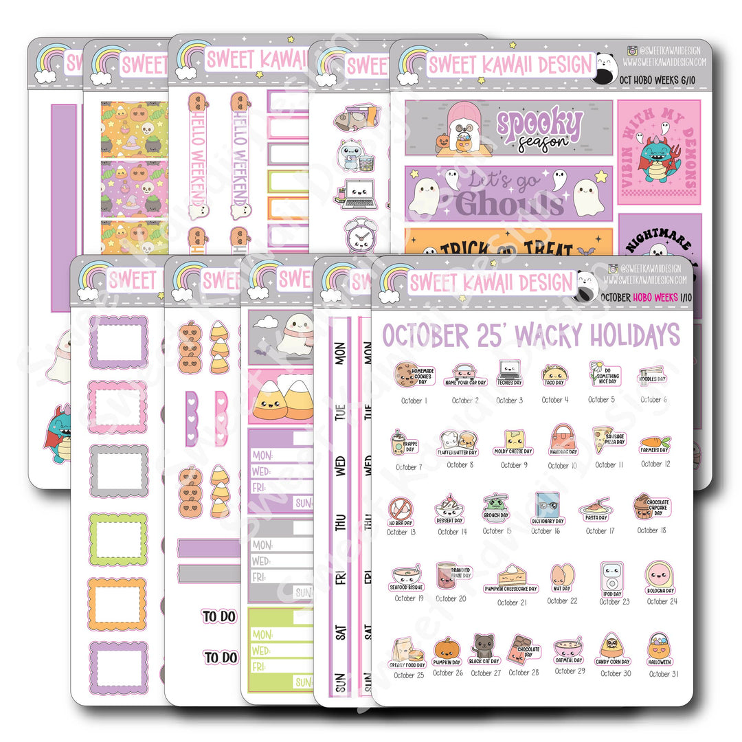 October 2025 Kit - Hobonichi Weeks