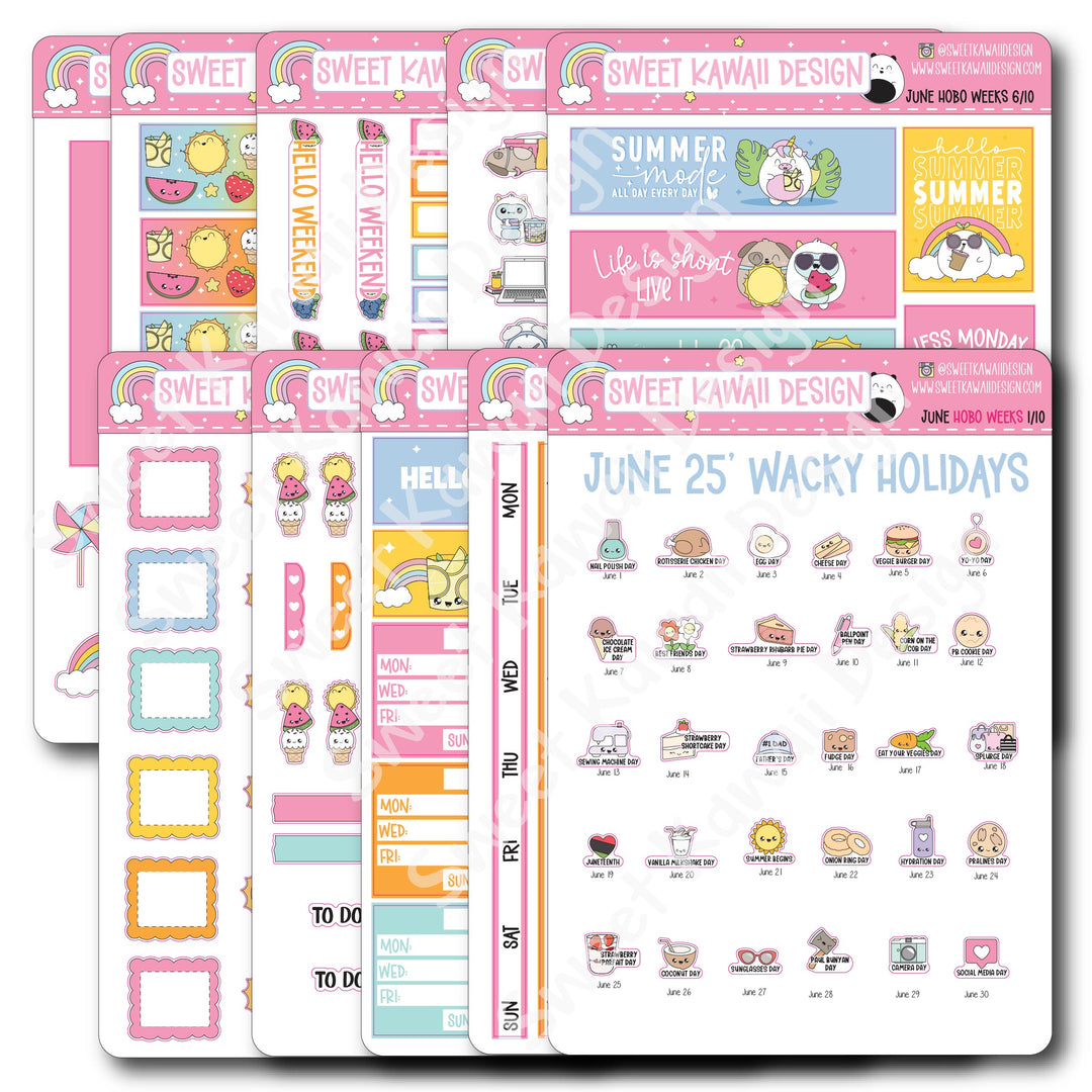 June 2025 Kit - Hobonichi Weeks