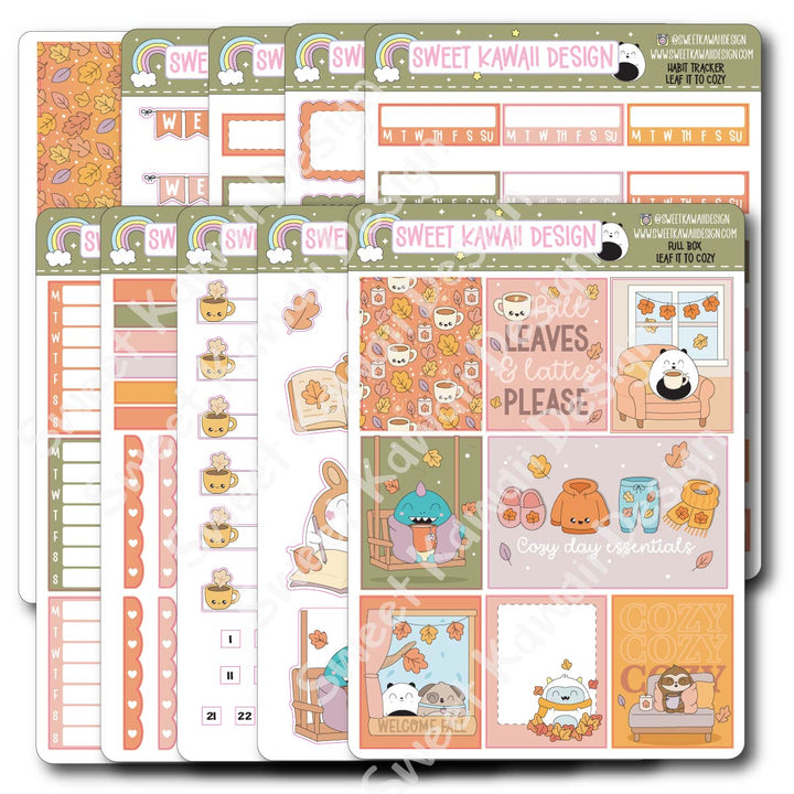 Two Dollar Basics - Leaf it to Cozy - Options Available
