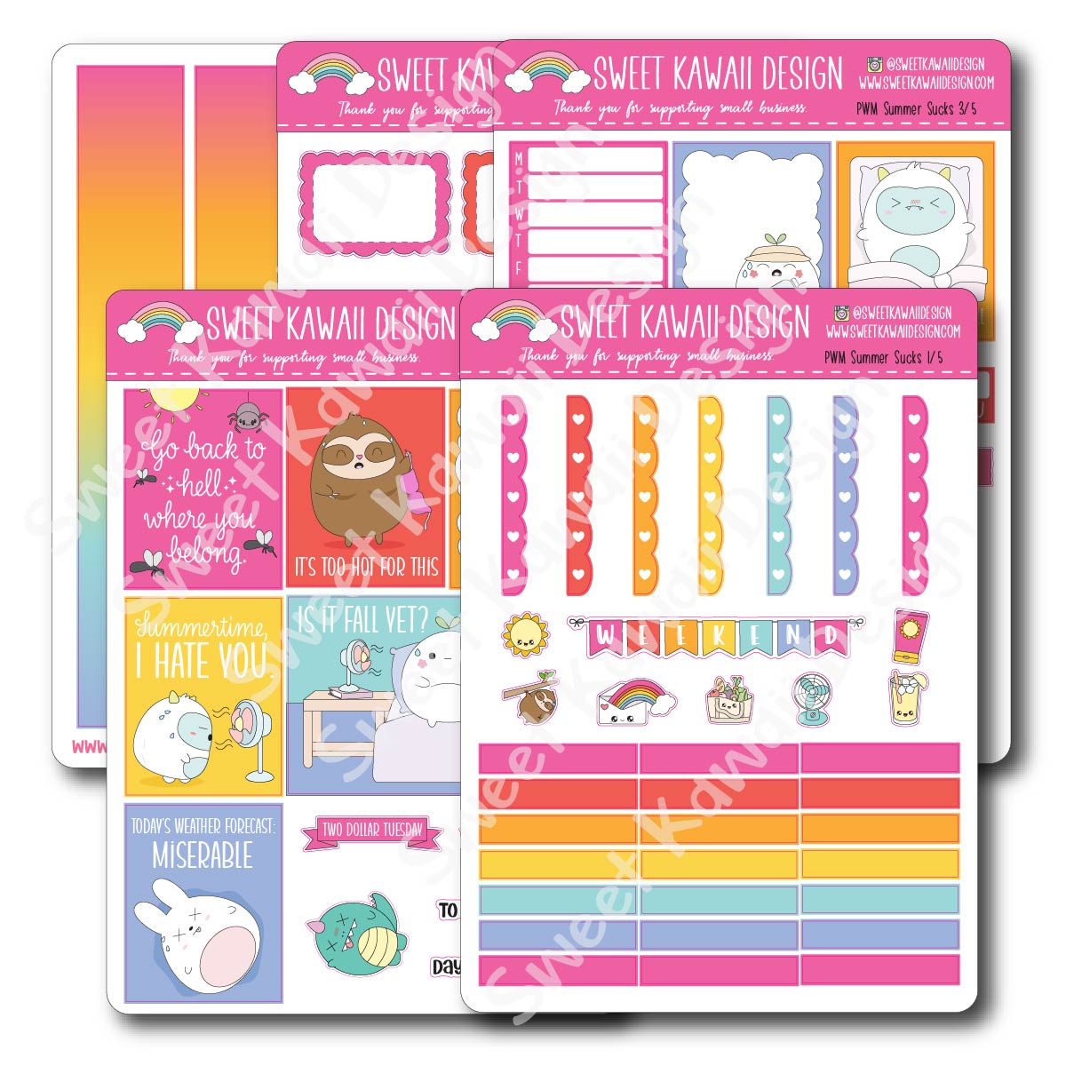 Weekly Kit  - Summer Sucks