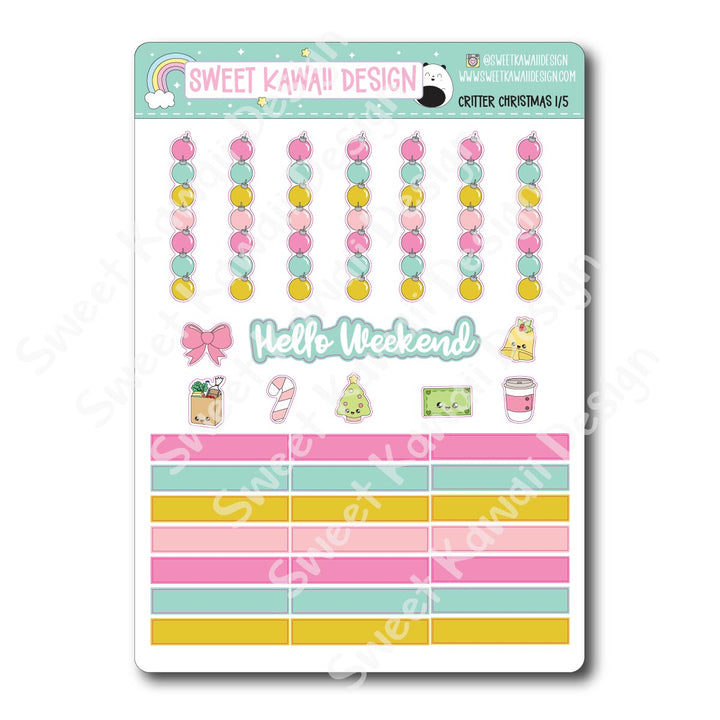 Weekly Kit - Critter Christmas - SIZE OPTIONS AVAILABLE