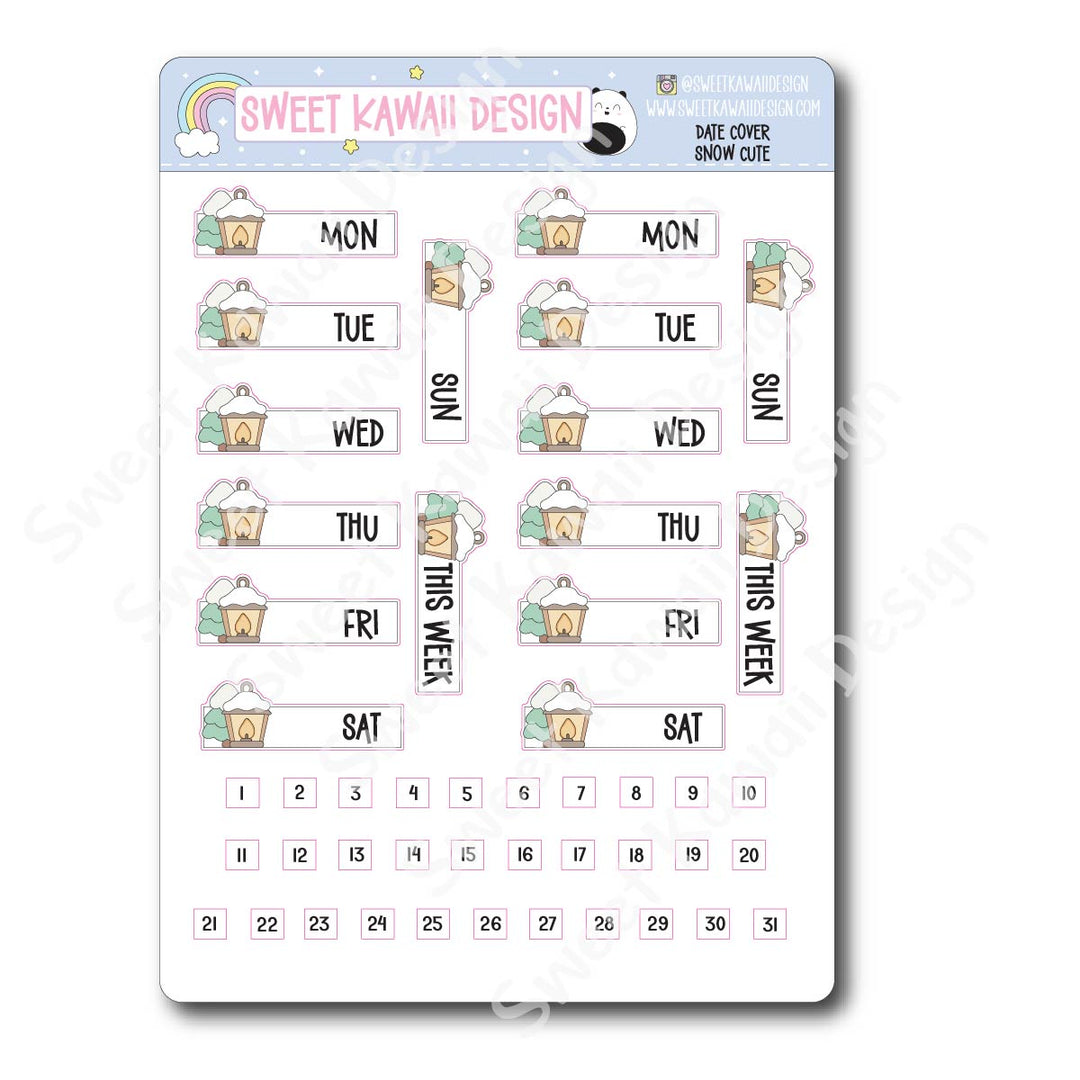 Two Dollar Basics - Snow Cute - Options Available