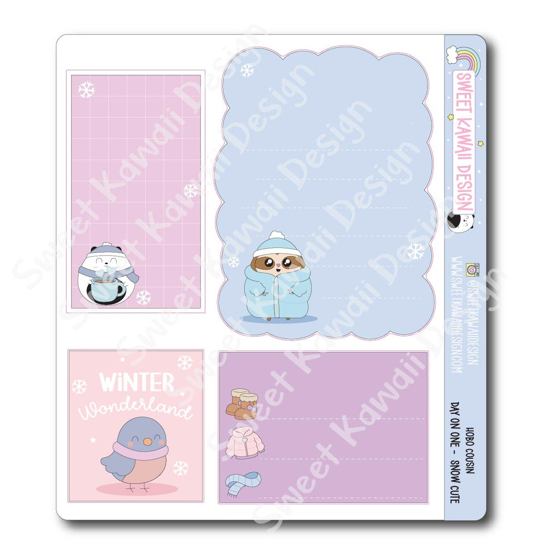 Hobo Cousin - Day On One Page - Snow Cute