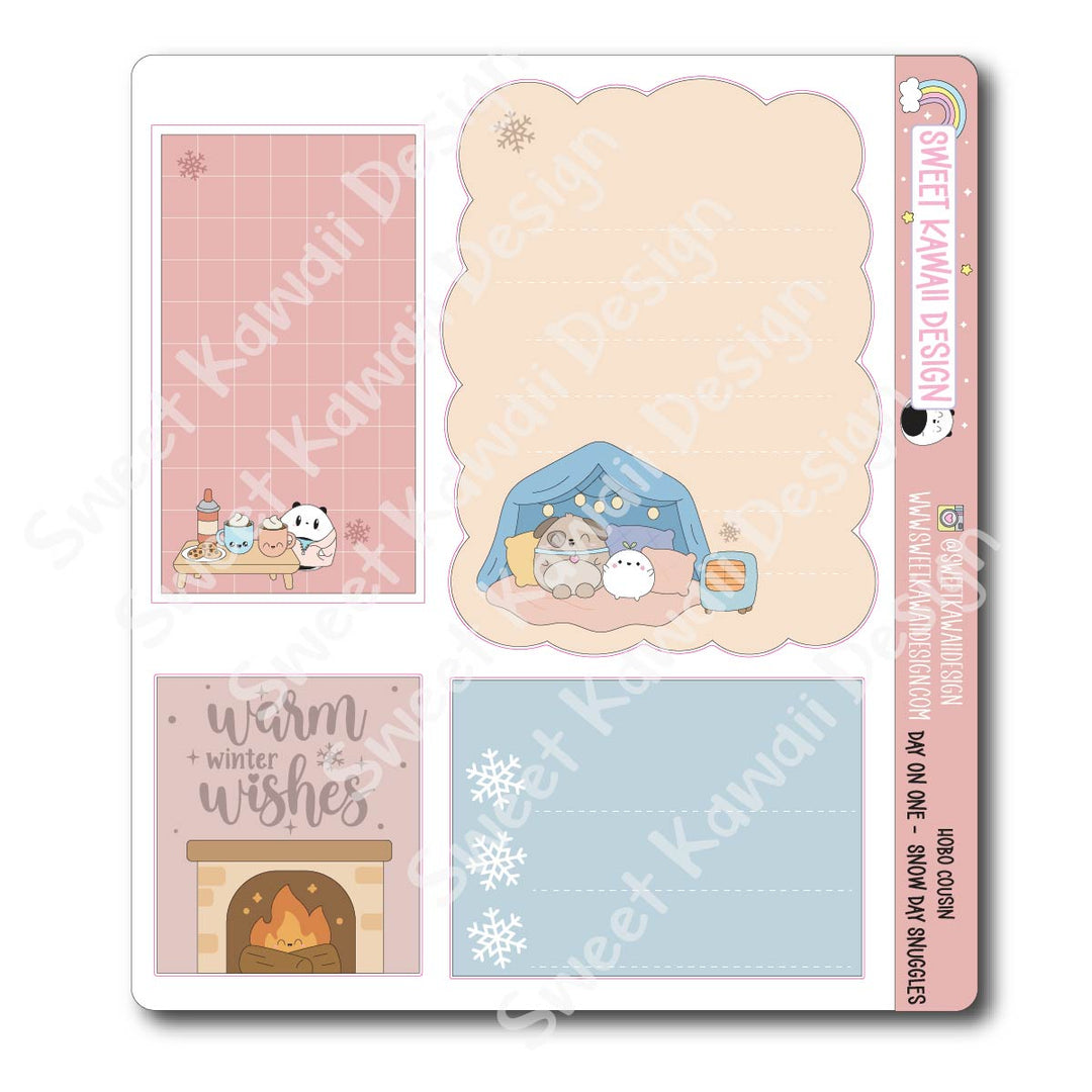 Hobo Cousin - Day On One Page - Snow Day Snuggles