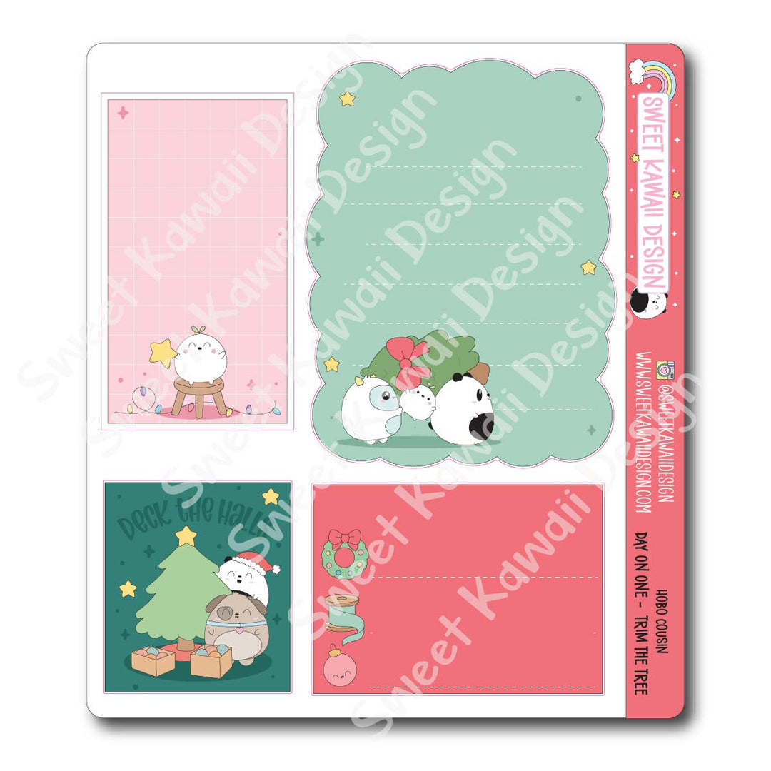 Hobo Cousin - Day On One Page - Trim the Tree