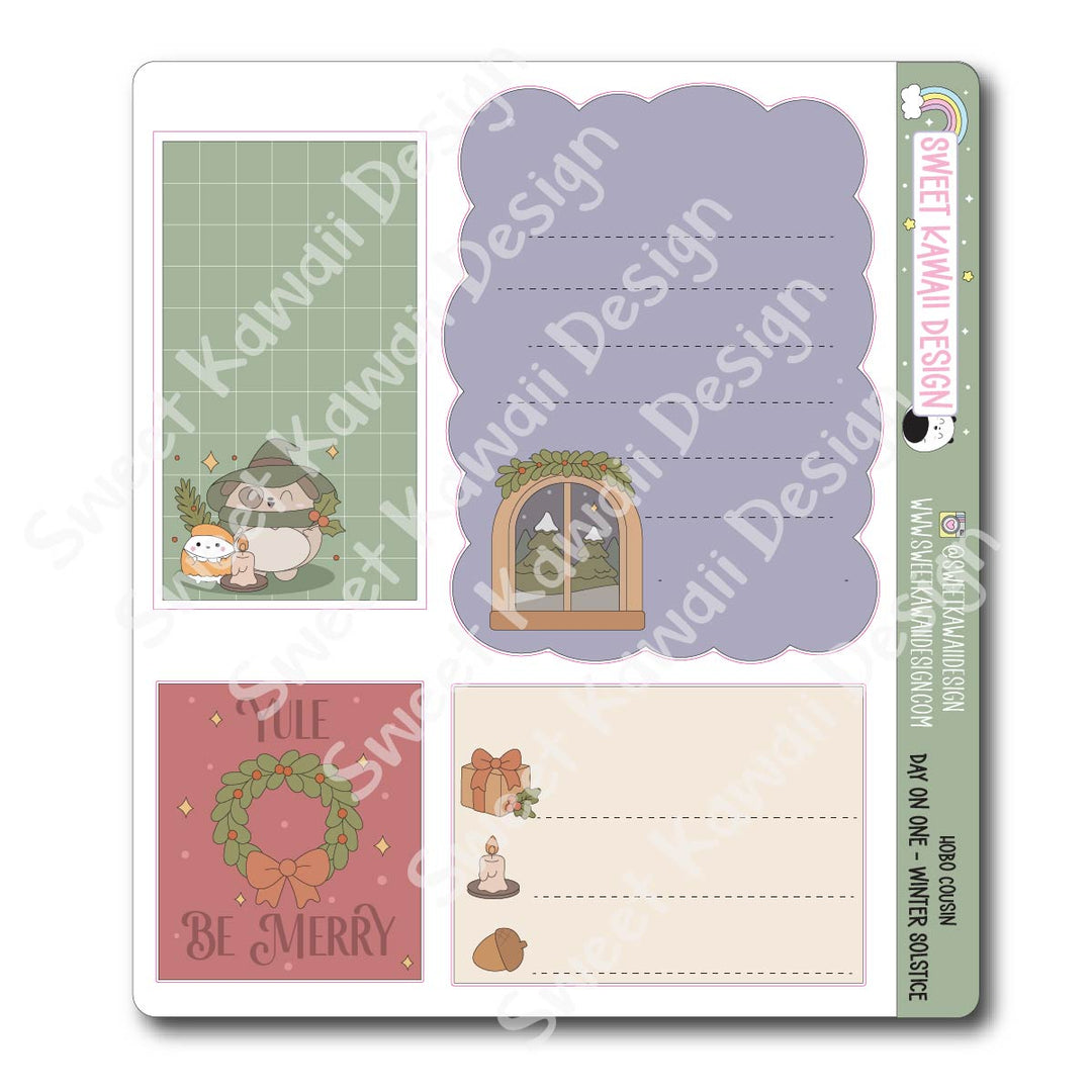 Hobo Cousin - Day On One Page - Winter Solstice