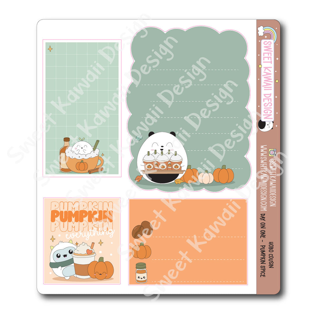 Hobo Cousin - Day On One Page - Pumpkin Spice Latte