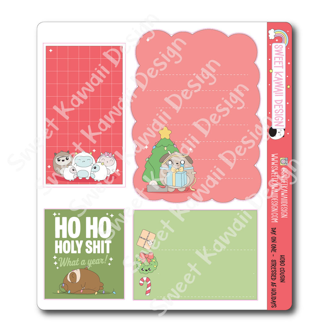 Hobo Cousin - Day On One Page - Stressed AF Holidays