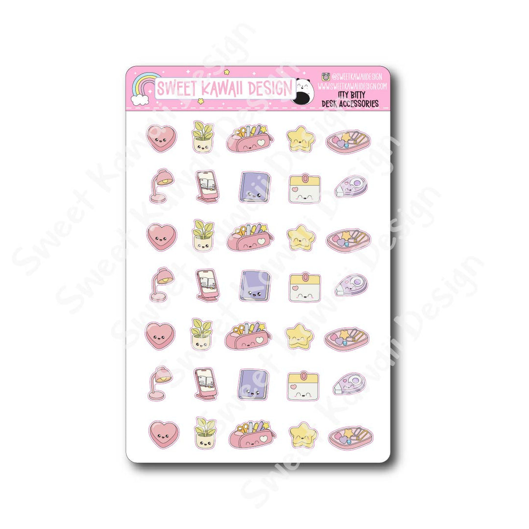 Kawaii Desk Accessories Stickers