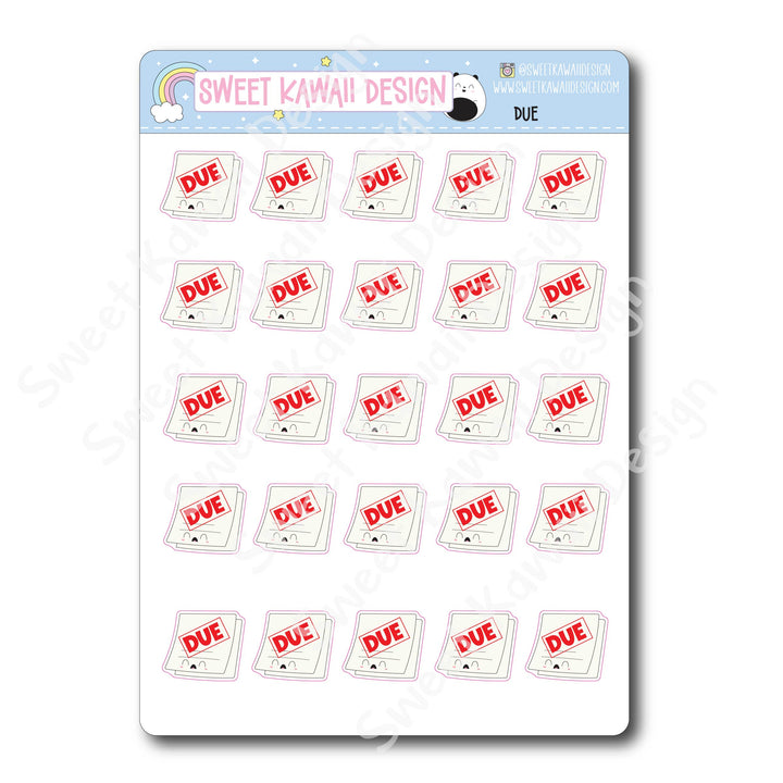 Kawaii Due Stickers