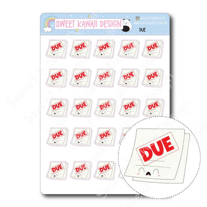 Kawaii Due Stickers