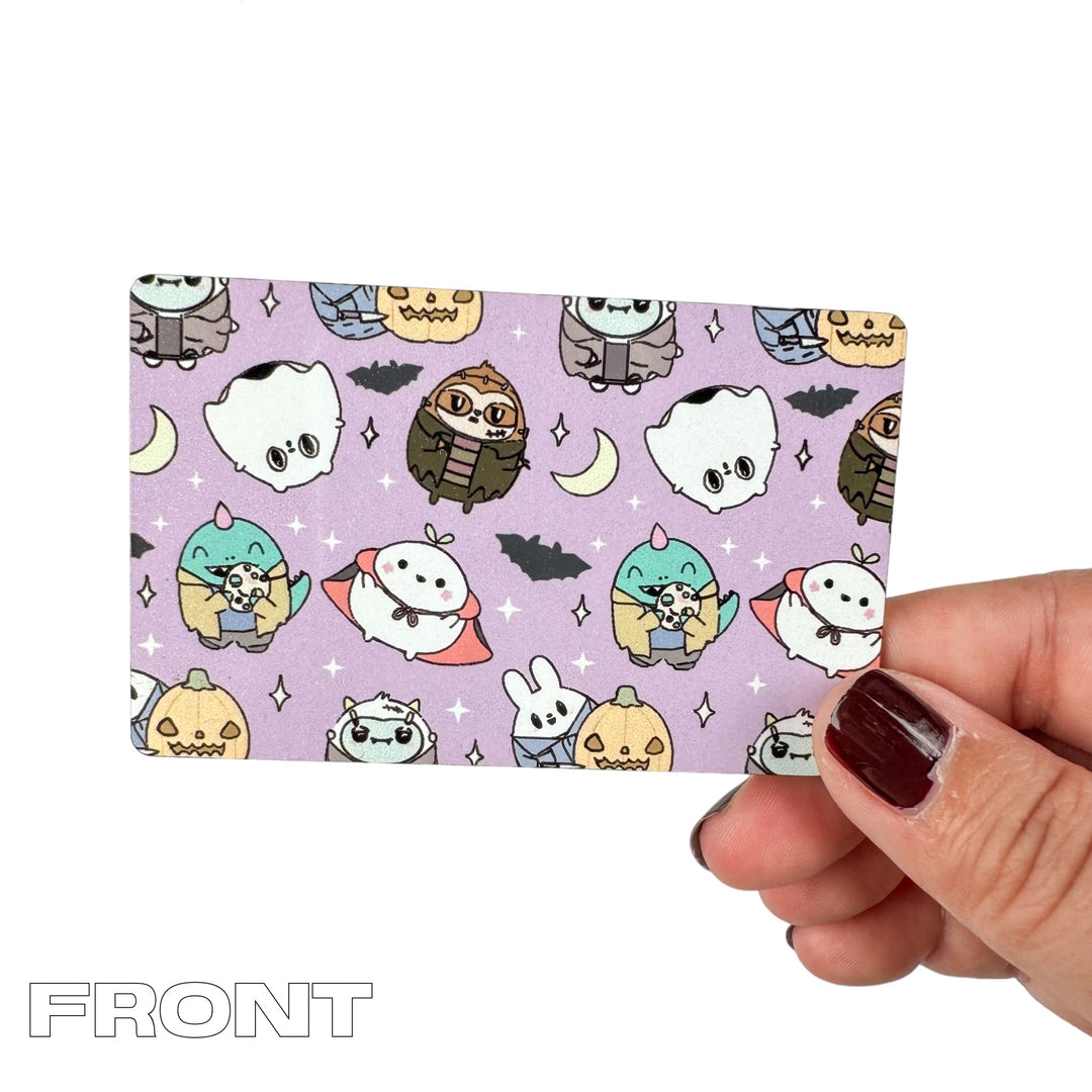 Metal Washi Card - Halloween Critters