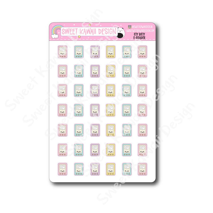 Kawaii E-Reader Stickers