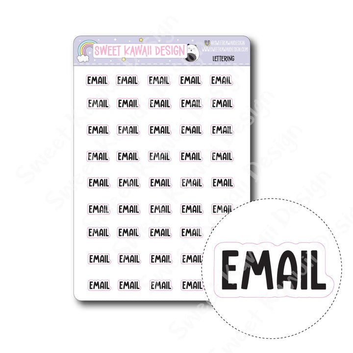 Lettering - Email