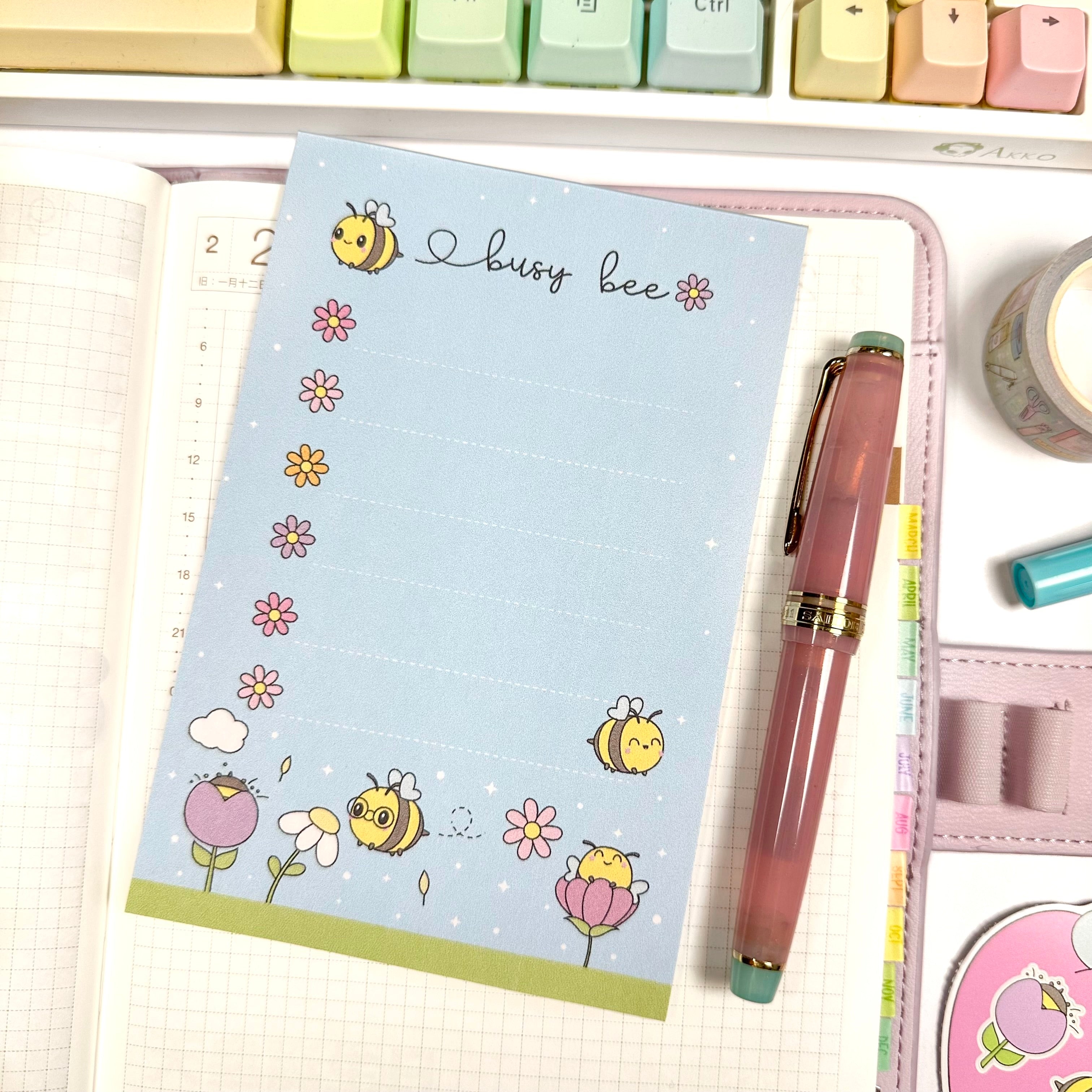 4x6 Notepad - Busy Bee