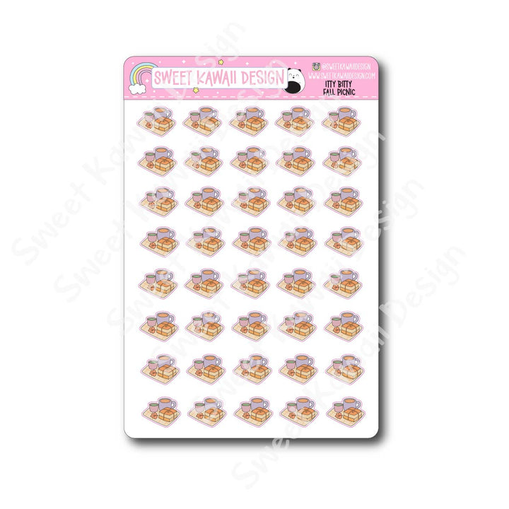 Kawaii Fall Picnic Stickers