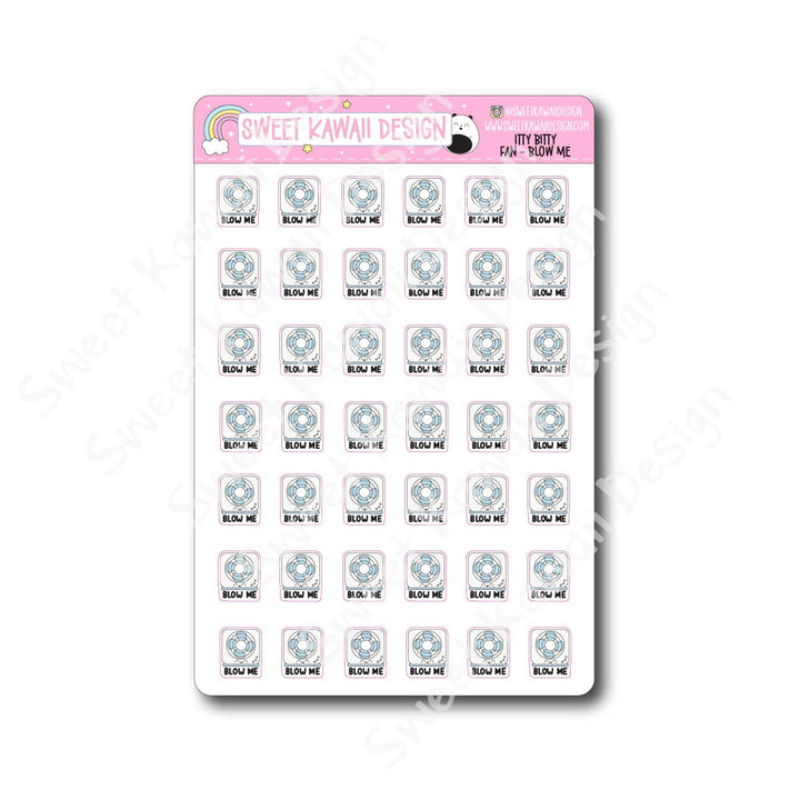 Kawaii Fan Blow Me Stickers