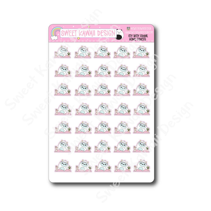 Kawaii Yeti (Frank) Stickers - Home Fitness
