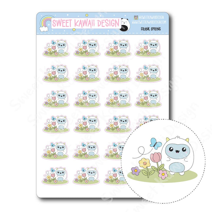Kawaii Frank Stickers - Spring